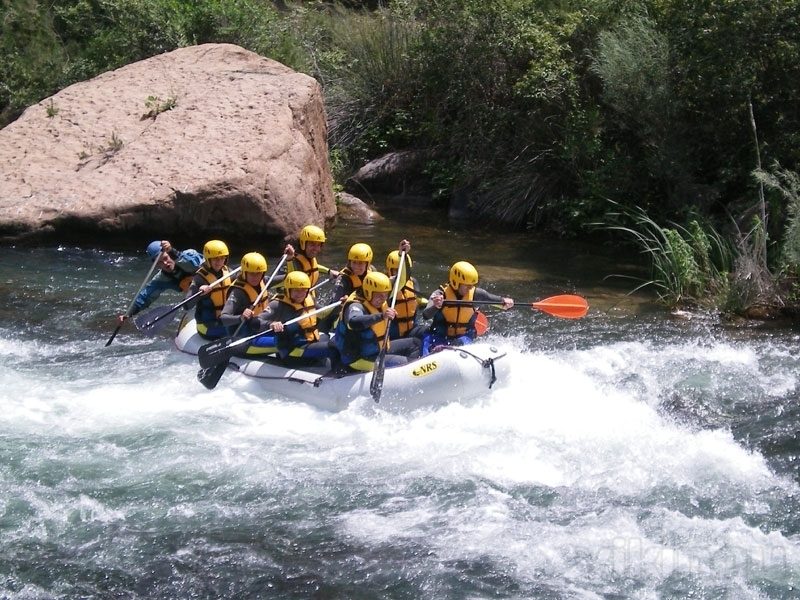 Rafting en el río Mijares