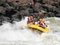 Rafting en el río Zambeze